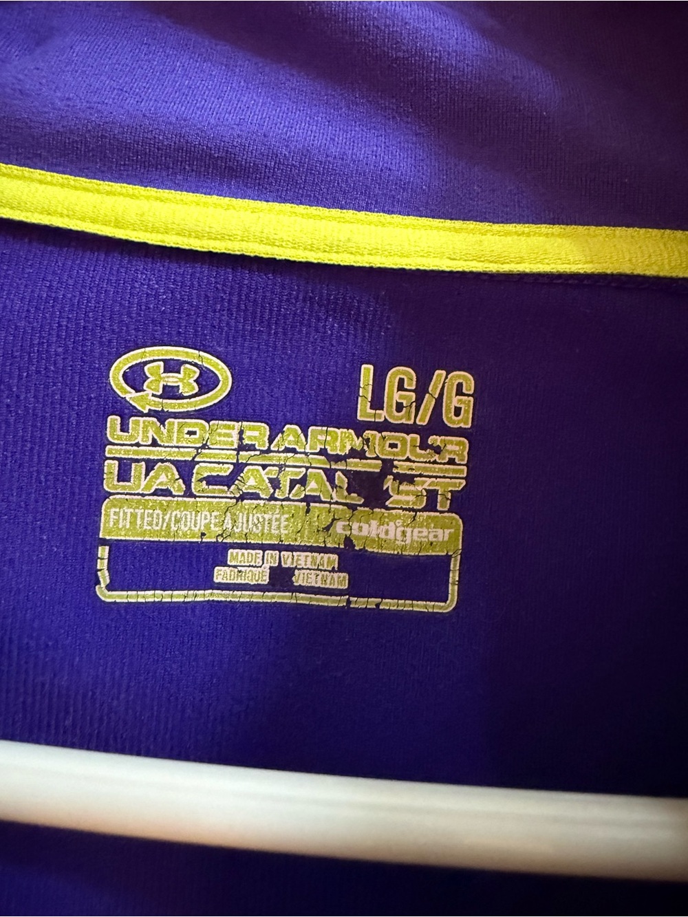 Under Armour Purple Quarter-Zip Athletic Pullover - Picture 4 of 4